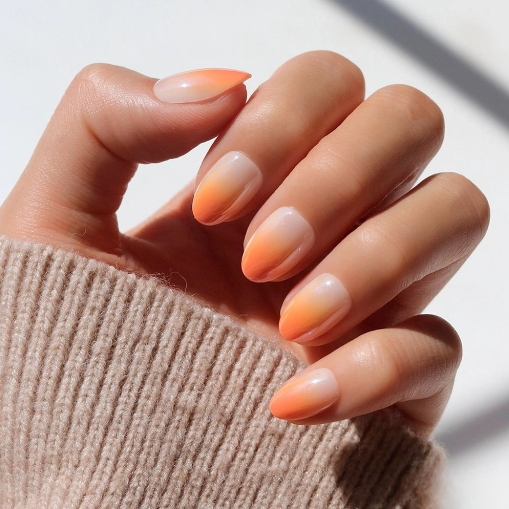 Glamnetic Candy Corn Short Oval Press-On Nails